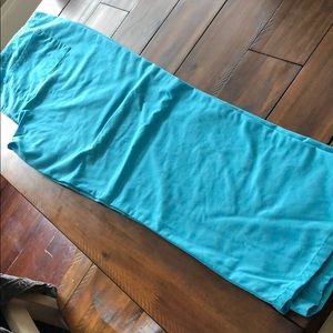 Small Bright Blue Drawstring Scrub Pants